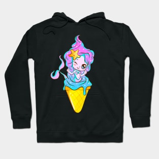 Mermaid Ice Cream Cone Cute Magical Mythical Hoodie